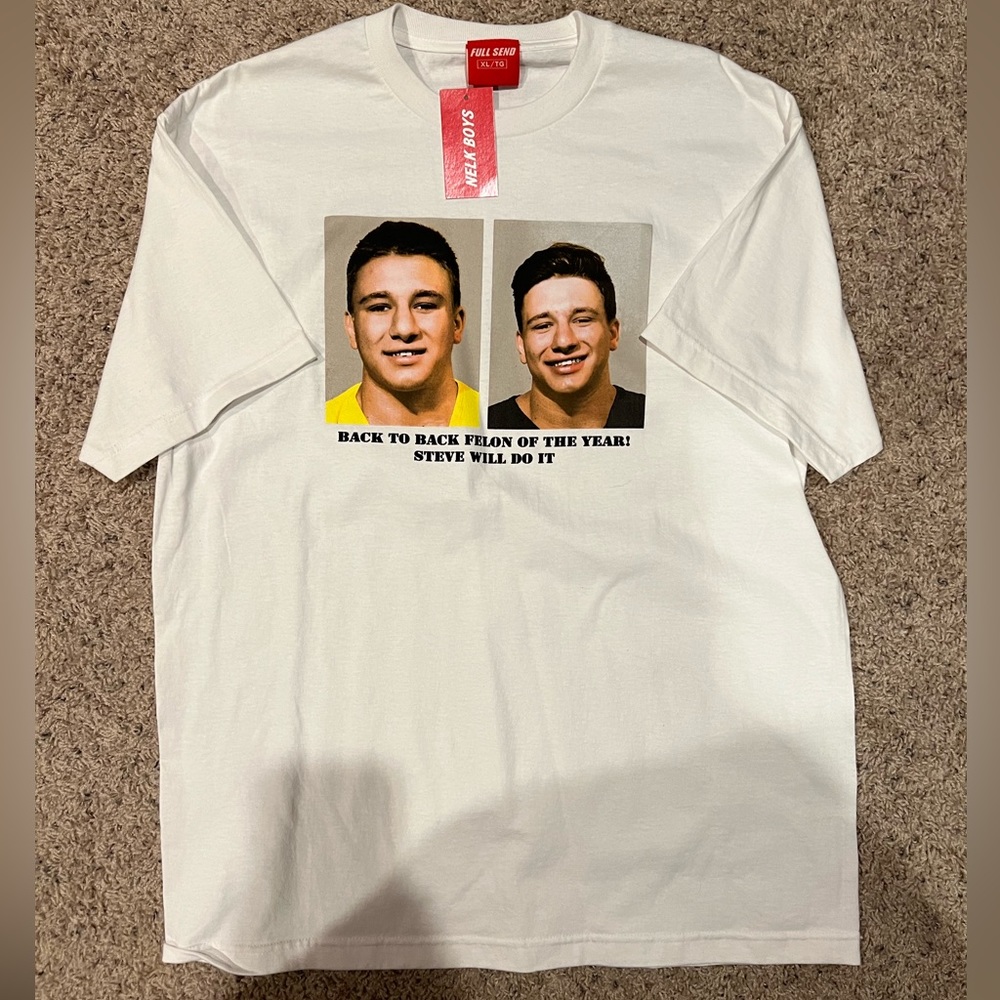 Nelk Boys SteveWillDoIt Mugshot T-shirt